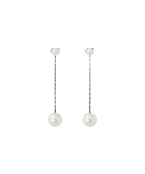 MIELI INVARIANT（ミエリインヴァリアント）の「Pearl Swing Pierce（ピアス（両耳用）・レディース・シルバー/ゴールド・FREE）」の16枚目の写真