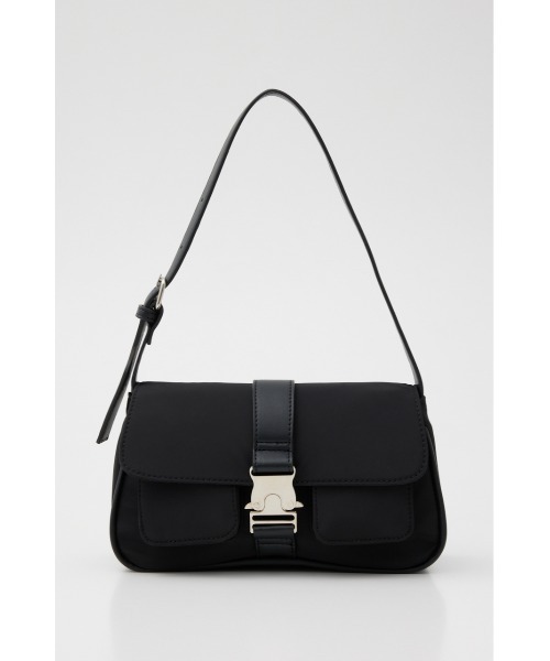 LAGUA GEM（ラグアジェム）の「BUCKLE POINT バッグ（ショルダーバッグ・レディース・ライトグレー/ブラック・FREE）」の2枚目の写真