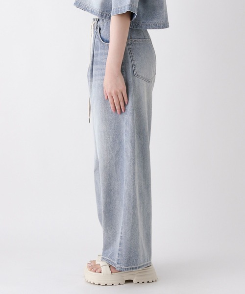 repipi armario（レピピ アルマリオ）の「【セットアップ対応】デニムスピンドルタックパンツ（デニムパンツ・キッズ・ブルー・LARGE/MEDIUM/SMALL）」の12枚目の写真