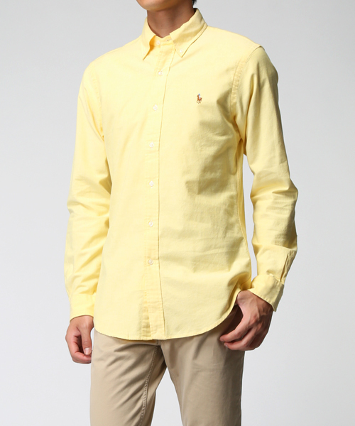 POLO RALPH LAUREN（ポロ ラルフ ローレン）の「スリムフィット ストレッチ オックスフォード シャツ（シャツ/ブラウス・メンズ・イエロー系その他・MEDIUM/X-LARGE/X-SMALL/LARGE/SMALL）」の9枚目の写真