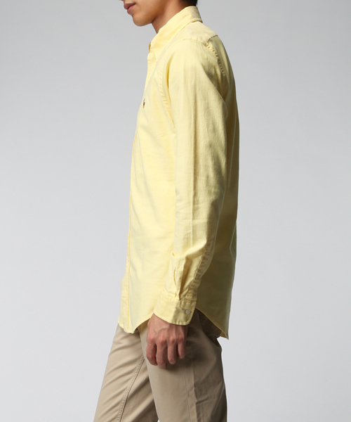 POLO RALPH LAUREN（ポロ ラルフ ローレン）の「スリムフィット ストレッチ オックスフォード シャツ（シャツ/ブラウス・メンズ・イエロー系その他・MEDIUM/X-LARGE/X-SMALL/LARGE/SMALL）」の8枚目の写真