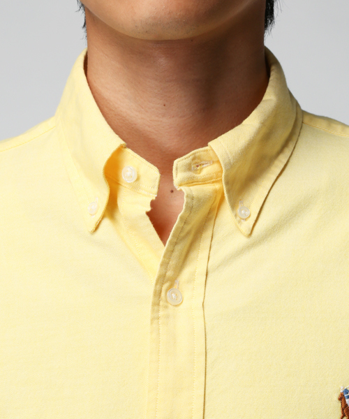 POLO RALPH LAUREN（ポロ ラルフ ローレン）の「スリムフィット ストレッチ オックスフォード シャツ（シャツ/ブラウス・メンズ・イエロー系その他・MEDIUM/X-LARGE/X-SMALL/LARGE/SMALL）」の3枚目の写真