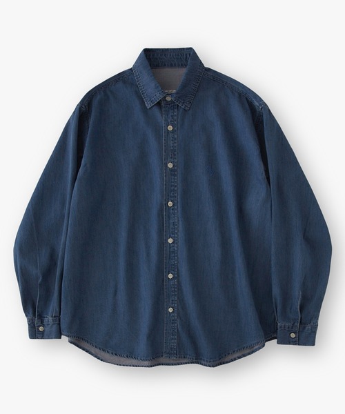 LAFUDGESTORE（ラファッジストア）の「シティボーイ デニムシャツ（シャツ/ブラウス・メンズ・ダークインディゴブルー・L/M/S）」の2枚目の写真