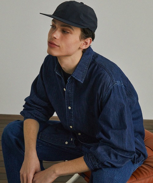LAFUDGESTORE（ラファッジストア）の「シティボーイ デニムシャツ（シャツ/ブラウス・メンズ・ダークインディゴブルー・L/M/S）」の4枚目の写真