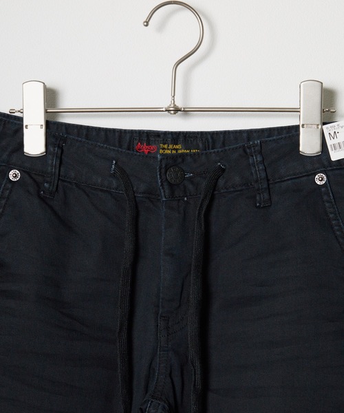 WHEIR Bobson（ウェアボブソン）の「BOBSON EJ/ボブソンイージェイ ニットコーティング５Pジョガー デニムパンツ（デニムパンツ・メンズ・ブルー/ダークブルー・S/M/L）」の4枚目の写真