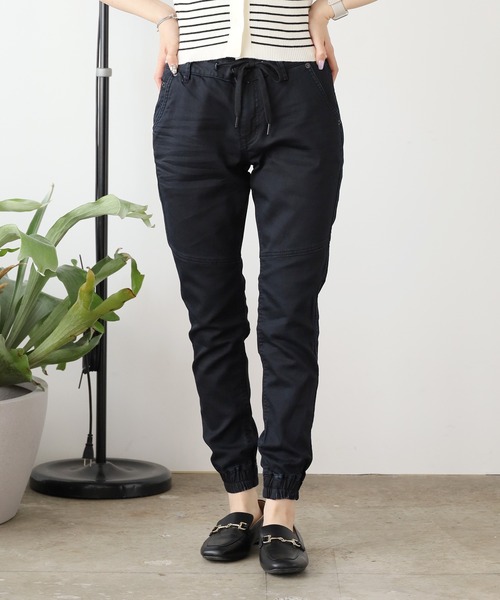 WHEIR Bobson（ウェアボブソン）の「BOBSON EJ/ボブソンイージェイ ニットコーティング５Pジョガー デニムパンツ（デニムパンツ・メンズ・ブルー/ダークブルー・S/M/L）」の17枚目の写真