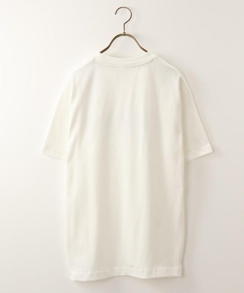 LACOSTE（ラコステ）の「[LACOSTE/ラコステ] ヘビーウェイト ロゴプリントＴシャツ（Tシャツ/カットソー・レディース・シルバー/ホワイト/ブラック/ネイビー・2/3/4）」の5枚目の写真