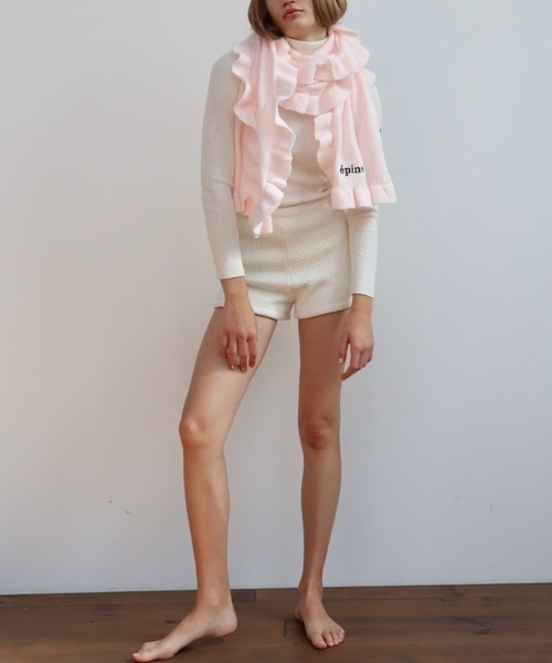 epine（エピヌ）の「epine frill knit muffler（マフラー）」 - WEAR