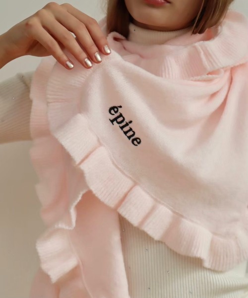 epine（エピヌ）の「epine frill knit muffler（マフラー）」 - WEAR