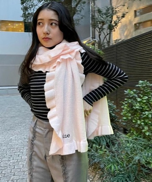epine（エピヌ）の「epine frill knit muffler（マフラー）」 - WEAR