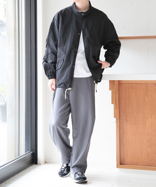 SETUP7(セットアップセブン)の「【SETUP7】Short Mil M-65 Jacket ショートナイロンブルゾン SCCH334(ミリタリージャケット・メンズ・ホワイト/ブラック・M/L)」の6枚目の写真