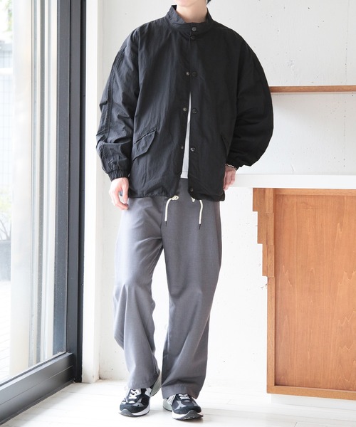 SETUP7(セットアップセブン)の「【SETUP7】Short Mil M-65 Jacket ショートナイロンブルゾン SCCH334(ミリタリージャケット・メンズ・ホワイト/ブラック・M/L)」の7枚目の写真