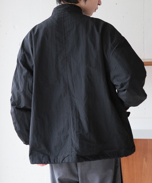 SETUP7(セットアップセブン)の「【SETUP7】Short Mil M-65 Jacket ショートナイロンブルゾン SCCH334(ミリタリージャケット・メンズ・ホワイト/ブラック・M/L)」の5枚目の写真