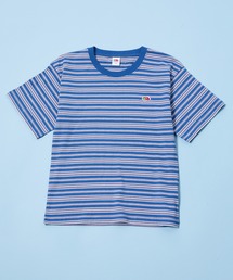 FRUIT OF THE LOOM（フルーツオブザルーム）の「FTL ボーダー柄半袖TEE / Ｔシャツ / 半袖 / ボーダー / ワンポイント / ロゴ / プリント / カジュアル / ユニセックス（Tシャツ/カットソー）」