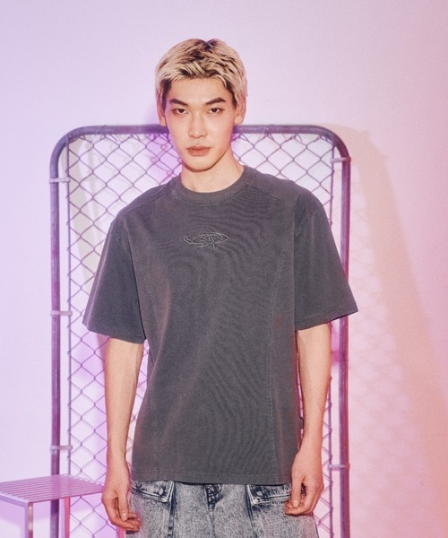 codegraphy(コードグラフィー)の「Pigment ARC Symbol Slit SHORT SLEEVE T-Shirt(Tシャツ/カットソー・メンズ・ダークグレー/ライトグレー・SMALL/LARGE/MEDIUM)」の15枚目の写真