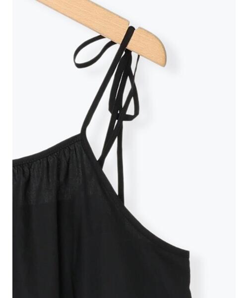 ehka sopo（エヘカソポ）の「レースフリルキャミワンピース（ワンピース・レディース・ブラック/オフホワイト/ブルー・F）」の5枚目の写真