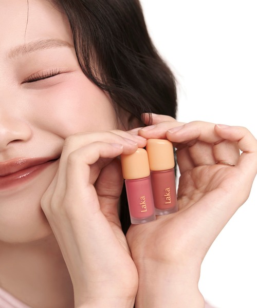 Laka（ラカ）の「【数量限定】フルーティーグラムティント ミニデュオ（口紅/リップティント/グロス・レディース・#スプリングトーンエディション/#サマートーンエディション/#ウィンタートーンエディション/#オータムトーンエディション/#ロージーエディション/#ナッティーエディション・FREE）」の12枚目の写真