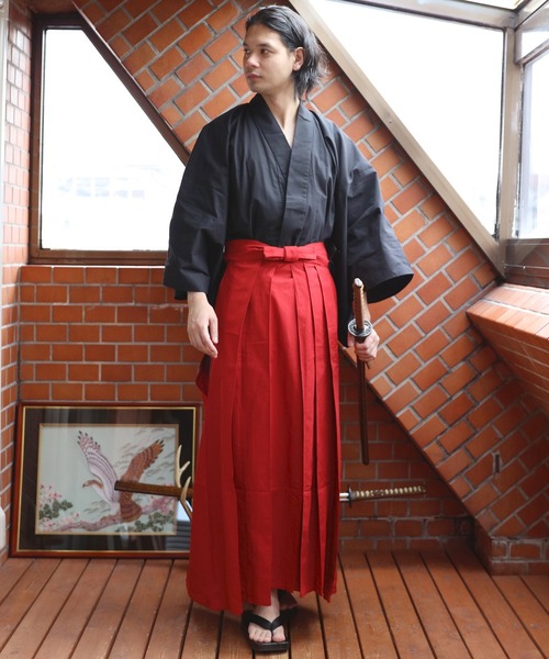 66584行燈袴紺