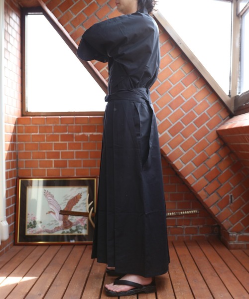 66584　行燈袴　紺 66584行燈袴紺