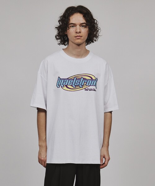 tk.TAKEO KIKUCHI(ティーケータケオキクチ)の「◆アップリケ半袖Tee(Tシャツ/カットソー・メンズ・オフホワイト/ブルー系その他/ブラック・02/04/03)」の10枚目の写真