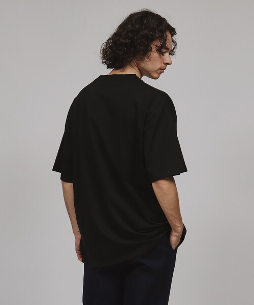 tk.TAKEO KIKUCHI(ティーケータケオキクチ)の「◆アップリケ半袖Tee(Tシャツ/カットソー・メンズ・オフホワイト/ブルー系その他/ブラック・02/04/03)」の16枚目の写真