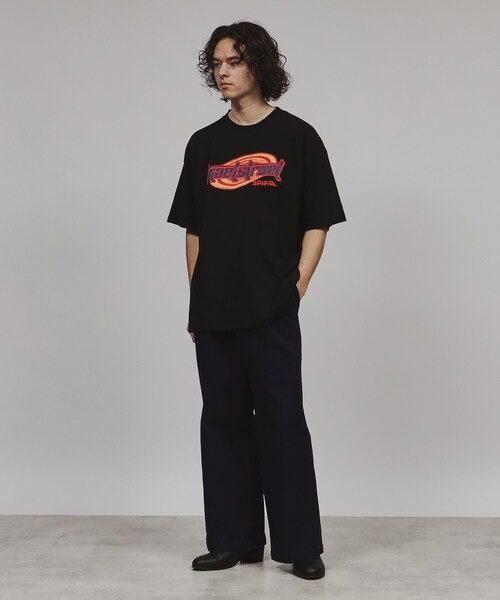 tk.TAKEO KIKUCHI(ティーケータケオキクチ)の「◆アップリケ半袖Tee(Tシャツ/カットソー・メンズ・オフホワイト/ブルー系その他/ブラック・02/04/03)」の17枚目の写真