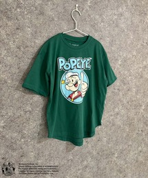 POPEYE | POPEYE ポパイ オーバーサイズ ヘム 半袖Tシャツ(Tシャツ/カットソー)
