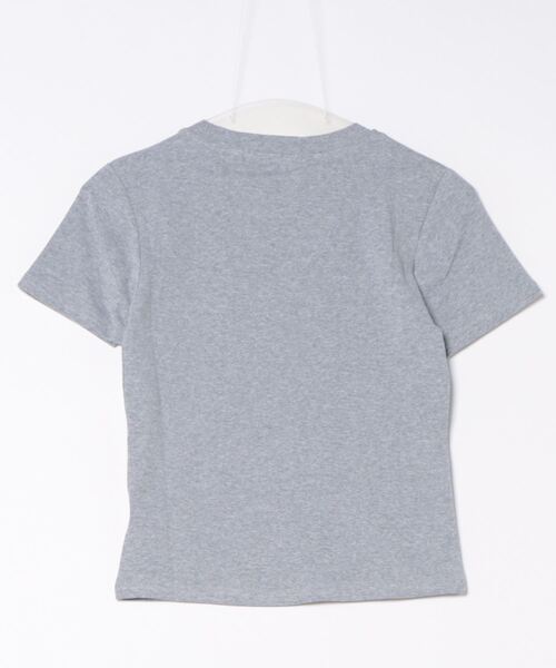 almo(アルモ)の「【LAMPOON】リボンプリントTシャツ(Tシャツ/カットソー・レディース・グレー/ホワイト/ブラック・FREE)」の17枚目の写真