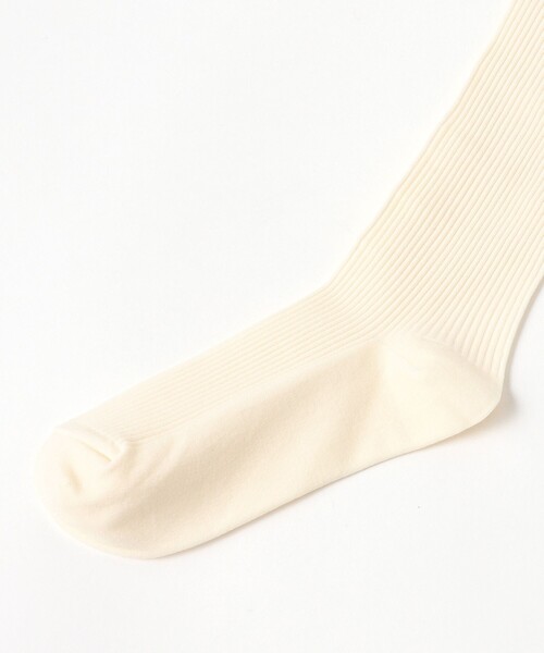 Ray BEAMS(レイビームス)の「ナイロン リブ タイツ(タイツ/ストッキング・レディース・オフホワイト/チャコールグレー・ONE SIZE)」の3枚目の写真