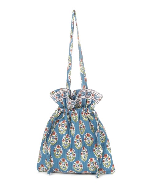 niko and...(ニコアンド)の「キルト巾着トート(トートバッグ・レディース・ブルー/イエロー/ライトグリーン・0)」の3枚目の写真