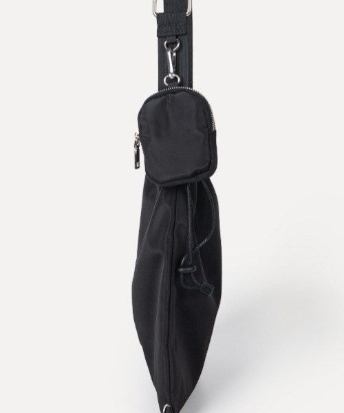 rinto（リント）の「【recomend selection/セレクト】ミニポーチ付 巾着ショルダーバッグ 2404HCJB137（ショルダーバッグ・レディース・ブラウン/ブラック/オフホワイト/グリーン・FREE）」の12枚目の写真