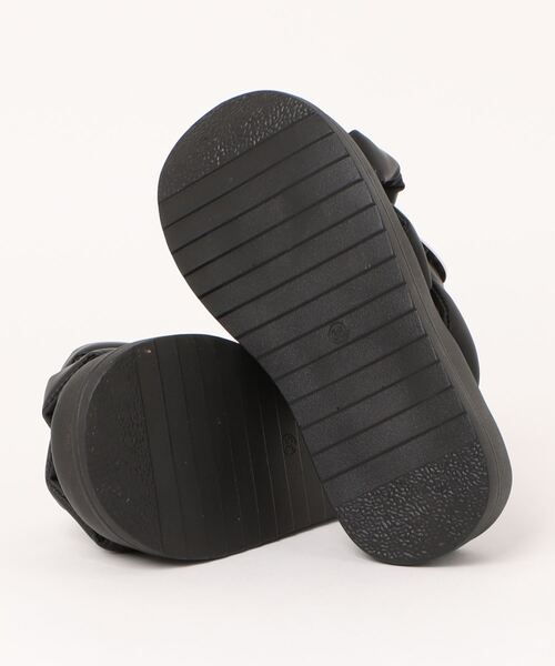 HUMANT 韓国ブランド ボリュームクロスデザイン サンダル 定価40000円 セール】ボリュームクロスデザインベルト厚底サンダル（サンダル