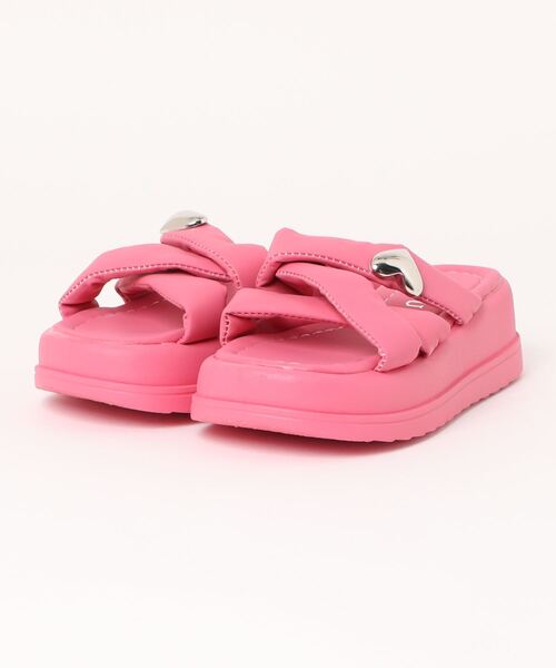 セール】ボリュームクロスデザインベルト厚底サンダル（サンダル