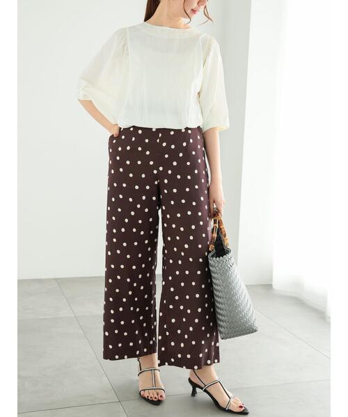 Te chichi（テチチ）の「前後2wayパフスリーブブルゾン（ブルゾン・レディース・ブラック/ベージュ/オフホワイト・F）」の11枚目の写真