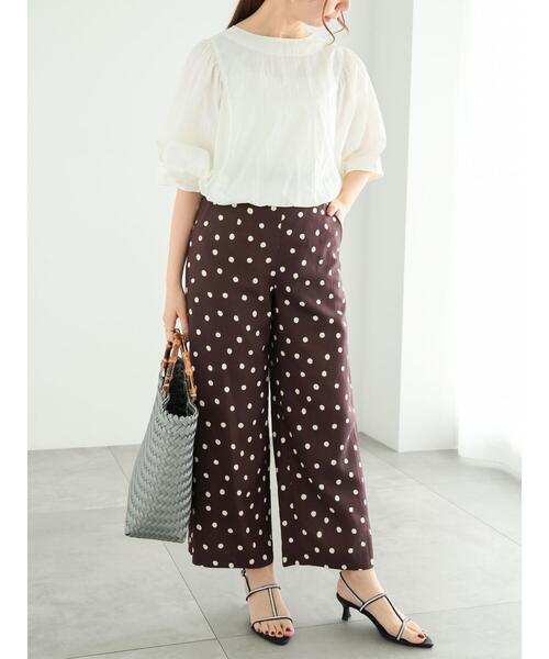 Te chichi（テチチ）の「前後2wayパフスリーブブルゾン（ブルゾン・レディース・ブラック/ベージュ/オフホワイト・F）」の12枚目の写真