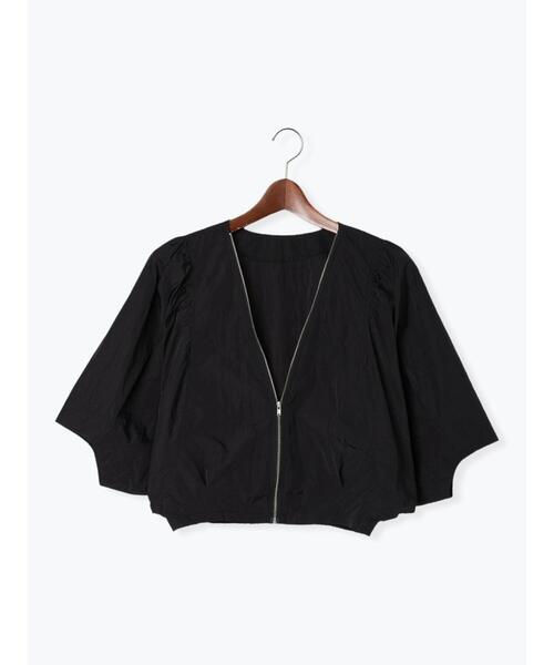 Te chichi（テチチ）の「前後2wayパフスリーブブルゾン（ブルゾン・レディース・ブラック/ベージュ/オフホワイト・F）」の20枚目の写真