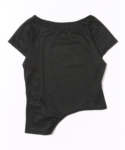 LADY LIKE（レディライク）の「カモフラ柄トップス付きデザインTシャツ2点セット（Tシャツ/カットソー・レディース・ブラック・M）」の16枚目の写真
