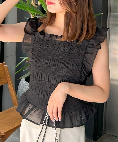 INGNI フリルタンクトップ INGNI フリルタンクトップ INGNI(イング) キャミソール・タンク