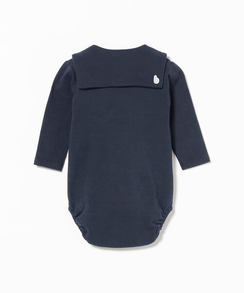 こども ビームス（コドモビームス）の「ベビー セーラーカラー ロンパース 2024（50～80cm）（ロンパース・キッズ・オフホワイト/ライトグレー/ネイビー・70-80/60-70/50-60）」の21枚目の写真