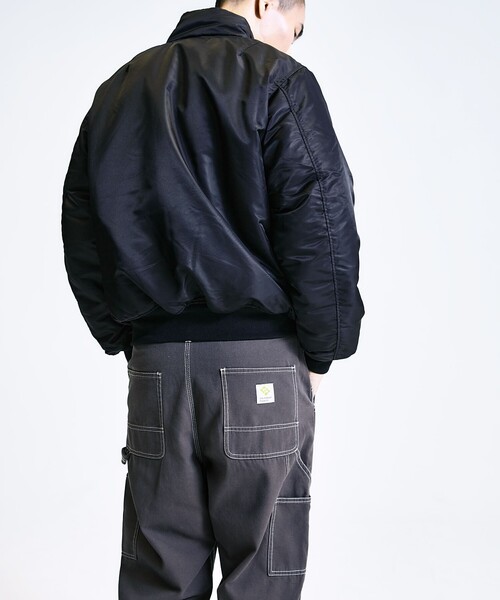 City Ambient Products（シティアンビエントプロダクツ）の「City Ambient Products: カラーステッチ ダブルニー ペインター パンツ（その他パンツ・メンズ・ブラック/ベージュ/ダークグレー・LARGE/MEDIUM/SMALL）」の12枚目の写真