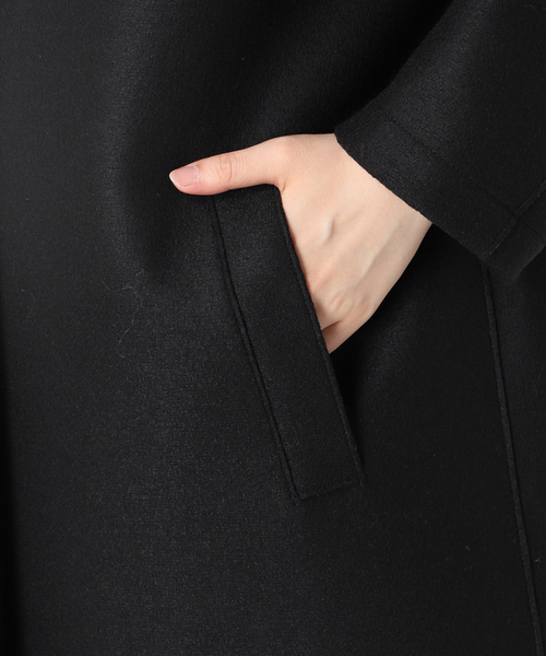 HARRIS WHARF LONDON(ハリスワーフロンドン)の「別注【HARRIS WHARF LONDON】Women oversized coat:コート(その他アウター・レディース・ブラック・42)」の17枚目の写真