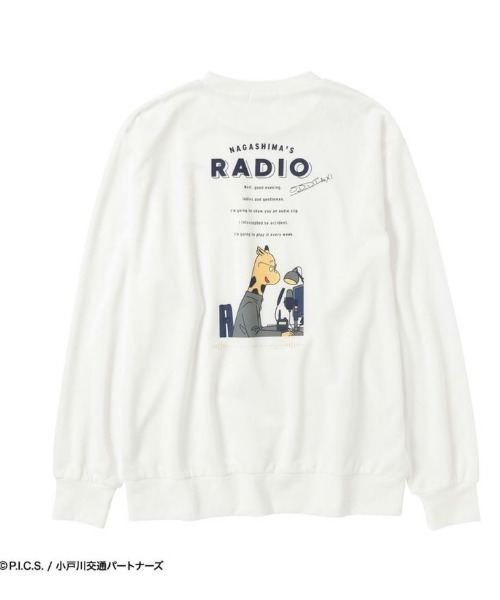 Mac-House(マックハウス)の「【 ステッカー付 】ODDTAXI オッドタクシー バックプリントプルオーバー(Tシャツ/カットソー・メンズ・ブラック/ホワイト/ネイビー・M/L)」の1枚目の写真