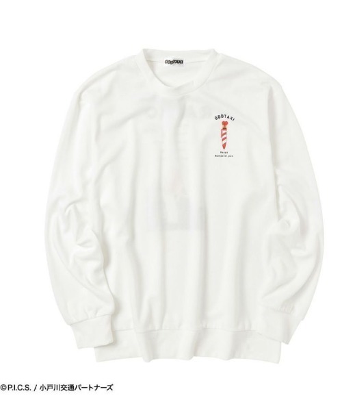 Mac-House(マックハウス)の「【 ステッカー付 】ODDTAXI オッドタクシー バックプリントプルオーバー(Tシャツ/カットソー・メンズ・ブラック/ホワイト/ネイビー・M/L)」の21枚目の写真