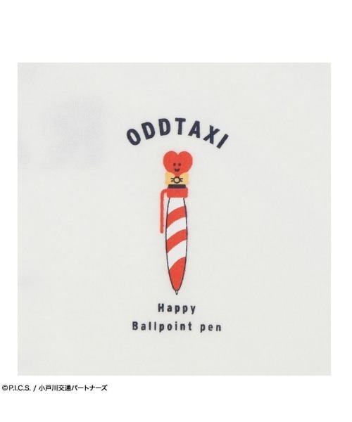 Mac-House(マックハウス)の「【 ステッカー付 】ODDTAXI オッドタクシー バックプリントプルオーバー(Tシャツ/カットソー・メンズ・ブラック/ホワイト/ネイビー・M/L)」の18枚目の写真