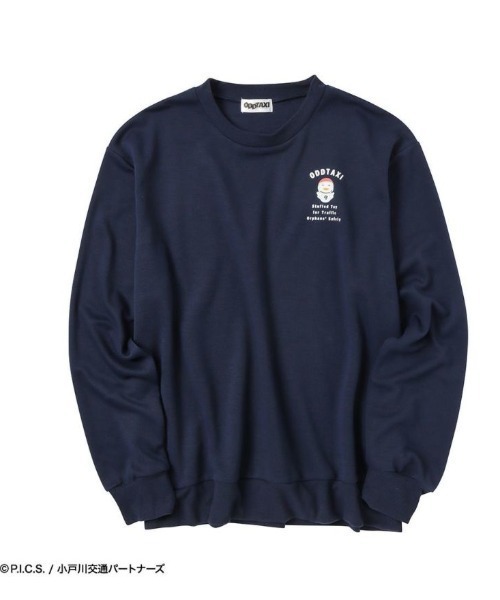 Mac-House(マックハウス)の「【 ステッカー付 】ODDTAXI オッドタクシー バックプリントプルオーバー(Tシャツ/カットソー・メンズ・ブラック/ホワイト/ネイビー・M/L)」の9枚目の写真