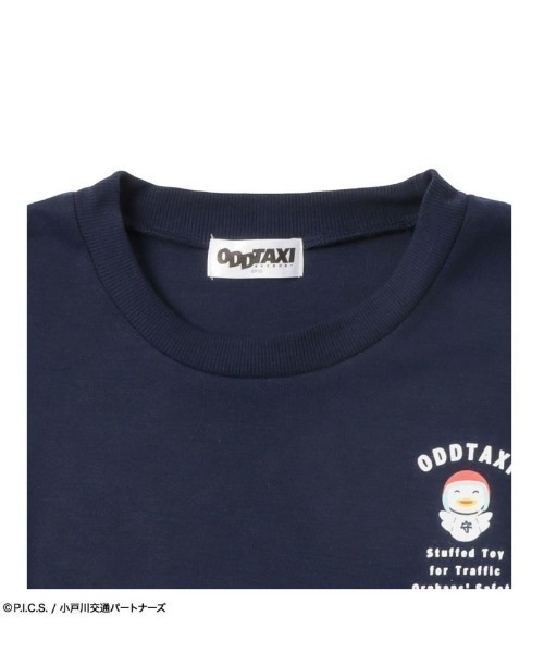 Mac-House(マックハウス)の「【 ステッカー付 】ODDTAXI オッドタクシー バックプリントプルオーバー(Tシャツ/カットソー・メンズ・ブラック/ホワイト/ネイビー・M/L)」の8枚目の写真