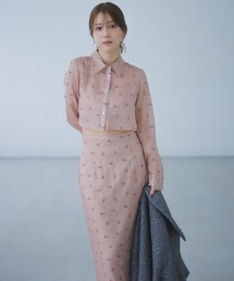 SNIDEL | エンブロイダリーシアースカート(スカート)