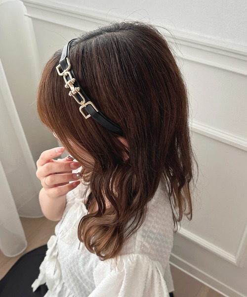 カチューシャ Amilige カチューシャ ZIPレザーカチューシャ : ZOZOTOWN Yahoo!店