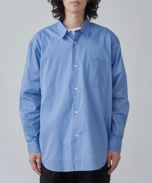 coen(コーエン)の「レギュラーカラーブロードシャツ(シャツ/ブラウス・メンズ・ネイビー/ホワイト/ライトブルー・S/M/L/XL)」の19枚目の写真
