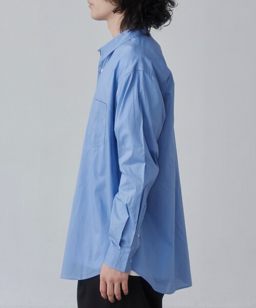 coen(コーエン)の「レギュラーカラーブロードシャツ(シャツ/ブラウス・メンズ・ネイビー/ホワイト/ライトブルー・S/M/L/XL)」の20枚目の写真